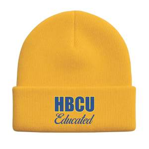 Gorro de Punto Dorado con el Logotipo de la Hermandad Sigma Gamma Rho, Gorra Acrílica con Bordado de Chenilla, Ropa de la Hermandad Griega Divine Nine - Product Image 2