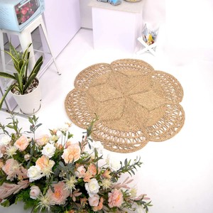 Tapis naturel tissé à la main en jonc de mer, tapis de sol, moquette et décoration intérieure de chambre à coucher et de salon - Product Image 2
