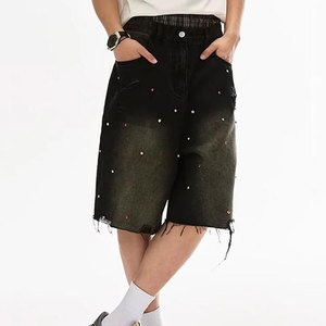 กางเกงขาสั้นพลอยเทียมสำหรับผู้ชายกางเกงขาสั้นฝึกซ้อมแบบลำลอง - Product Image 6