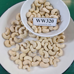 Embalaje de etiqueta privada Kaju Badam Santigo anacardos W320 de primera calidad - Product Image 1