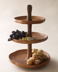 Wooden 2 <b>tier</b> <b>cake</b> <b>stand</b> - Product Image 5