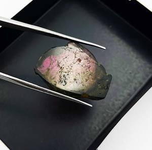 Piedra preciosa suelta de turmalina de sandía natural 19,50*27 MM 12 CT, piedra preciosa suelta de turmalina de sandía - Product Image 5