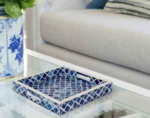 Quemador de madera con incrustaciones de hueso moderno minimalista directo de fábrica Bakhoor Mabkhara bandeja Medkhan caja de resina juego de regalo personalizable - Product Image 6