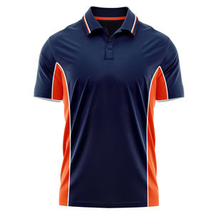 Polo pour homme avec logo personnalisé, manches courtes, tissu respirant à séchage rapide, t-shirts pour uniformes d'entreprise, événements et promotions - Product Image 5