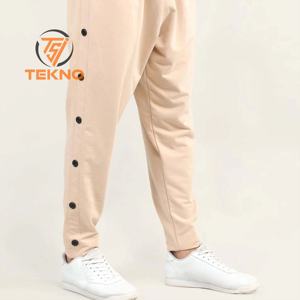 กางเกงวอร์มขาบานของผู้ชายกางเกงวอร์มผ้าระบายมีขอบด้านข้างพิมพ์ลายกราฟิก - Product Image 6