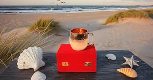 Pure Copper Moscow Mule Mugs Capacity 16 Ounce Premium Quality <b>Gift</b> Packed <b>Red</b> Colored Velvet <b>Box</b> Perfect for <b>gift</b> your love-one - Product Image 4