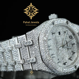 Montre de luxe pour femme en moissanite 925, qualité VVS avec testeur de diamant VVS1, 100% tendance - Product Image 3