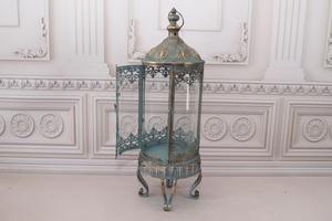 Lanterne de table vintage de luxe, lumière d'ambiance pour les événements de restauration intérieure et extérieure, les festivals et les rassemblements, fabriquée à la main en Inde - Product Image 4