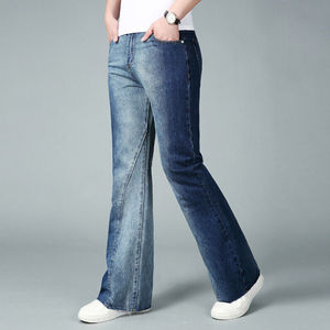 Pantalons en jean slim sur mesure en gros pour homme, denim bleu de haute qualité, jeans pour homme populaires, jeans en denim lavés pour homme - Product Image 2