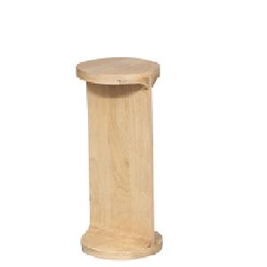 Tabouret en bois de pin massif fait à la main conception d'artisan Durable finition chaude naturelle réglable qualité Standard chambre école hôtel utilisation - Product Image 1
