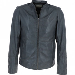 Chaqueta de cuero para hombre de alta calidad 2023, lona marrón, impermeable y transpirable, tamaño personalizado - Product Image 1