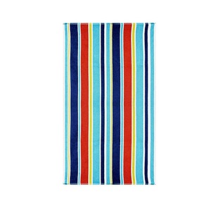 Toalla de Playa de Lujo para Verano, Tejido de Algodón Suave, Diseño Moderno, Compresible, Desechable, con Colores Vibrantes para un Día de Sol Elegante - Product Image 1