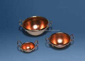 Bol de service de restauration rapide martelé au design moderne, jetable en métal de qualité exclusive pour un mariage élégant et une utilisation en cuisine - Product Image 5