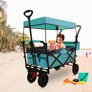 <b>Fishing</b> Folding Camping Wagon Portable Shopping Tour Outdoor Garden Beach Camping <b>Trolley</b> Cart - Product Image 6