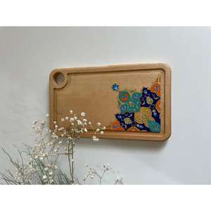 ถาดชาและกาแฟพิมพ์ลายตามสั่ง สวยงาม ทนทาน เป็นมิตรกับสิ่งแวดล้อม กันน้ำอเนกประสงค์ ทำจากไม้ น้ำหนักเบา พกพาสะดวก - Product Image 6