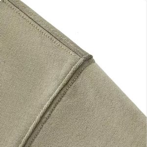 Sudadera con Capucha Holgada de Felpa 100% Algodón para Hombre, Estilo Casual Deportivo para Otoño e Invierno, con Patrón Liso y Técnicas de Lavado - Product Image 3