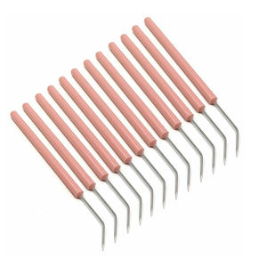 Aguja de limpieza con mango de plástico, paquete de 12 instrumentos de laboratorio biológico para estudiantes - Product Image 2