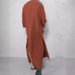Nouvelle Collection 2025 – Thobes Décontractés Respirants pour Hommes, Style Personnalisé, Prix de Gros – Vêtements Islamiques Nouveaux Designs pour Adultes - Product Image 4