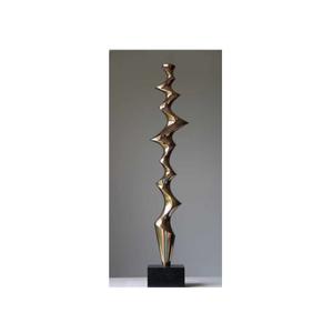 Nouvel arrivage Base en marbre décorative dorée de luxe Sculpture de table Motif de décoration intérieure pour la maison - Product Image 1