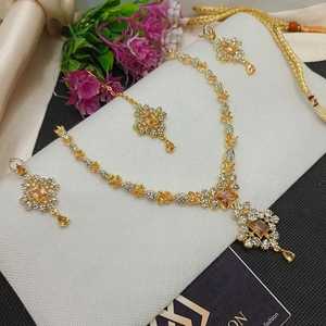 Nuevo Conjunto de Collar Navratna Kundan de Moda para Novias, Joyería Artificial Tradicional al por Mayor, Conjuntos de Joyería de Moda para Novias - Product Image 4