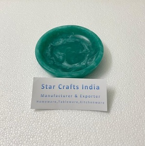 ชามสลัดเรซินสีขาวเครื่องครัวทำจากเรซินออกแบบและรูปลักษณ์แบบเดียว - Product Image 2