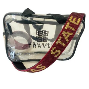 2025 estilo de moda señora monedero correa hecha a mano con cuentas decoración Floral tamaño personalizado 44 pulgadas Juego universitario día cinturones con cuentas - Product Image 1