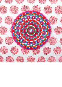 Embellishment Handcrafted New Model Rectangle Beads Honeyfied High-End Decorative Table Mats Unique Glass <b>Desk</b> Mat Beaded - Product Image 6