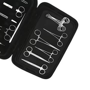 Juego de Instrumentos Quirúrgicos Veterinarios Manuales de Alta Calidad, Acero Inoxidable, Kit de Cirugía Básica para Operaciones de Animales Grandes, CE - Product Image 5