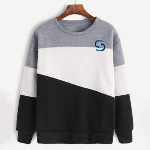 Sudadera personalizada con cuello falso para mujer, sudadera con ropa de calle impresa al por mayor - Product Image 4