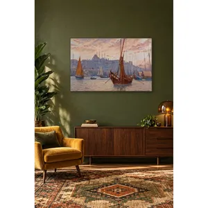 Impression sur toile de voiliers de Fida Tristram Ellis sur le Golden Horn - Product Image 5