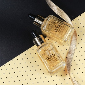 Private Label 24K Gold 50ml Anti-Aging Face Serum Niacinamide Peptides Atticos Wrinkle Care Whitening Liquid Custom <b>Skin</b> Care - Product Image 5