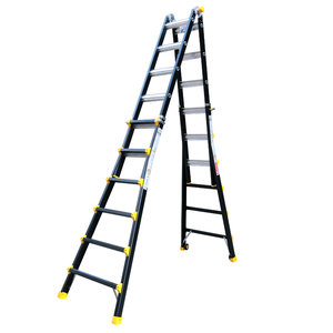 Échelles d'extension pliantes en aluminium pratiques et sûres pour la construction d'appartements et de maisons utilisées en extérieur Entrepôt fabriqué au Vietnam - Product Image 5