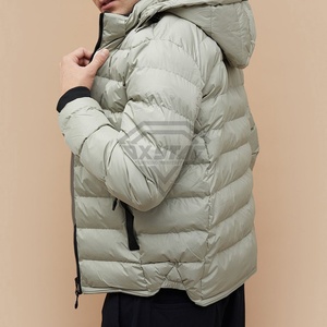 Veste d'hiver matelassée pour homme de haute qualité, conçue sur mesure, décontractée, pour l'extérieur, grande taille, chaude, en duvet, veste matelassée à la vente - Product Image 2