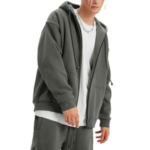 Sudadera con Capucha para Hombre, al por Mayor, de Alta Calidad, Ecológica, 100% Algodón Jersey, Corte Regular, Color Sólido - Product Image 3