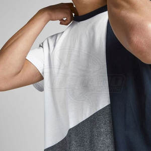 เสื้อยืดผ้าฝ้าย/โพลีเอสเตอร์ขนาดใหญ่,เสื้อยืดขนาดใหญ่สำหรับผู้ชายล้างน้ำหนักมากสไตล์ใหม่ - Product Image 6