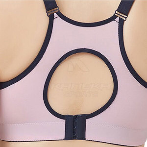 Sujetador Deportivo Cómodo y Transpirable con Logotipo Frontal Simple, Disponible en Stock 2026, Talla Grande para Damas - Product Image 6