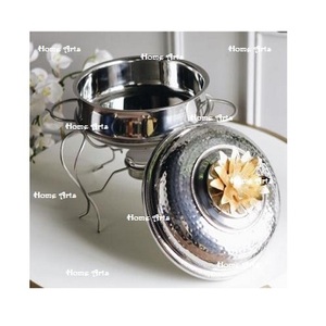 Plato para servir comida de Color plateado de tamaño personalizado en aluminio, calentador de alimentos, plato de frotamiento para restaurante, uso doméstico - Product Image 5