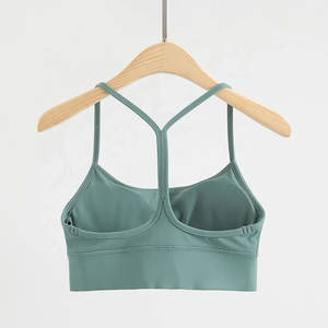 Vêtements de sport à impact élevé avec logo personnalisé Vêtements de sport Soutien-gorge rembourré au dos croisé pour femmes - Product Image 2