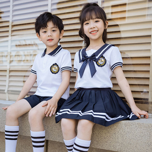 2024 lycée uniforme OEM école uniforme été garçons filles sport costumes pour l'école primaire uniformes personnalisés enfants ensembles - Product Image 6