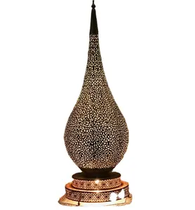Lámpara de pie marroquí Vintage, decoración de mesa grande, lámpara de mesa y linterna de jardín, decoración del hogar y regalo