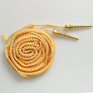 Nouveau style de cordon d'épaule torsadé pour uniforme de cérémonie, prix de gros - Product Image 3