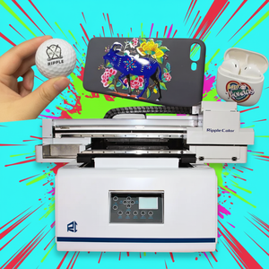 Imprimante à plat UV A2A3 4060 4030 <span class=keywords><strong>avec</strong></span> <span class=keywords><strong>effet</strong></span> vernis gaufré industriel 10 couleurs à Guangzhou - Product Image 1