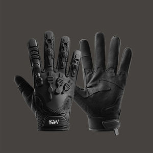 ถุงมือหน้าจอสัมผัสแบบเต็มนิ้ว ลายพรางมัลติแคม สำหรับกิจกรรมกลางแจ้ง ปั่นจักรยาน ยิงปืนเพ้นท์บอล ถุงมือผู้ชาย - Product Image 5