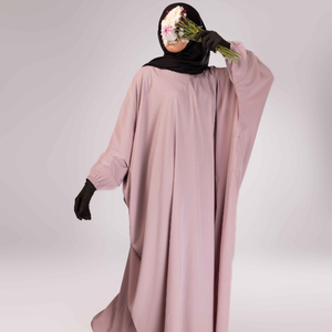 Abaya droite modeste de qualité supérieure pour femmes musulmanes, robe longue élégante fabriquée pour l'exportation en gros, étiquette personnalisée - Product Image 1