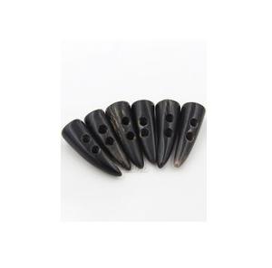 Botón de palanca de cuerno de búfalo hecho a medida de fábrica, accesorios de ropa de 2 agujeros, botón de palanca de cuerno Natural, alta venta - Product Image 2