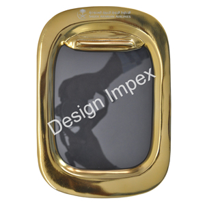 Excepcional espejo de ventana de avión niquelado al por mayor espejo de alta calidad decorativo montado en la pared espejo de tocador mejor venta - Product Image 3