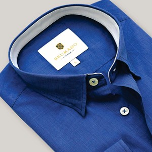 Gran oferta, nuevo estilo de talla grande, camisa de vestir informal ajustada de manga larga de algodón Premium personalizada para hombres - Product Image 6