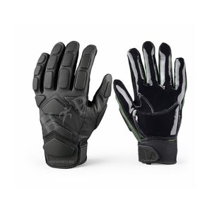 Ultra-Sticky Supert Grip Palm Padded Breathable Impact American Football Lineman <b>Gloves</b> Padded Lineman American Football <b>Gloves</b> - Product Image 3