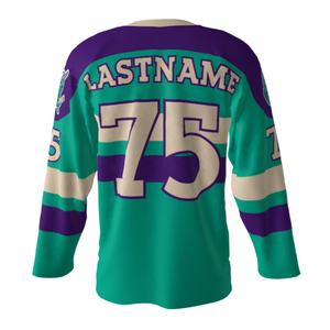 Maillots de hockey sur glace à lacets professionnels personnalisés de haute qualité à bas quantité minimale de commande uniforme d'entraînement pour adultes avec nom d'équipe OEM - Product Image 3