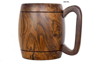 Taza de café de madera de estilo moderno superventas, diseño personalizado ecológico, marca Marco Enterprises de alta calidad, precio razonable - Product Image 3